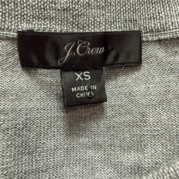 J. Crew Heather Gray Merino Wool Sweater - Picture 7 of 8